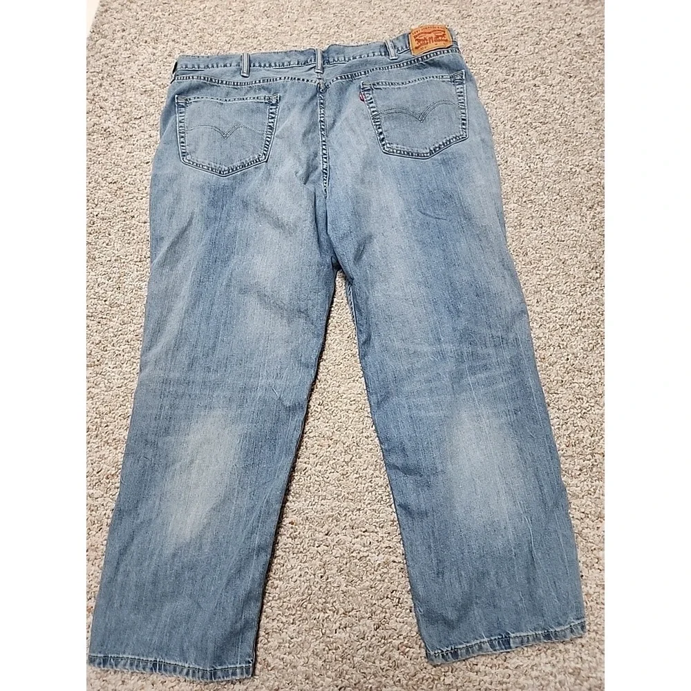 Levi's 559‎ Jeans Mens 40x30  Relaxed Straight Light Wash Casual 42x29 Measured